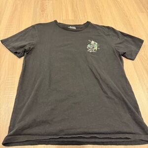 Black Short Sleeve Tee with Graphic